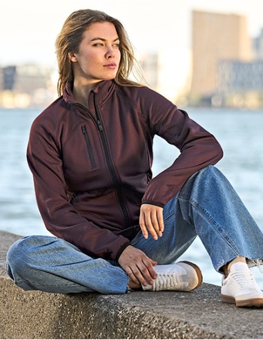 T-9101-Womens Stretch Fleece Jacket